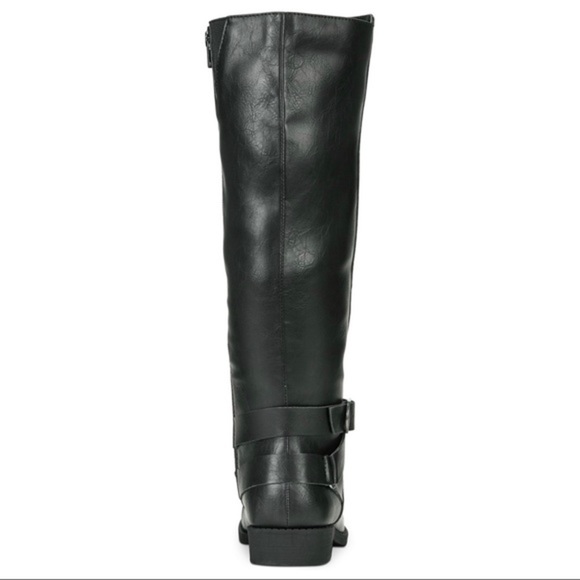 New Style & Co Madixe Riding Boots Black - Picture 3 of 6